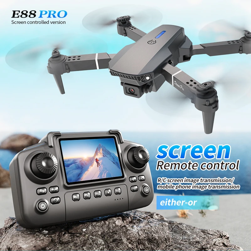 Drone Camera Mount - 전문가용 E88 PRO 드론, 화면 탑재
