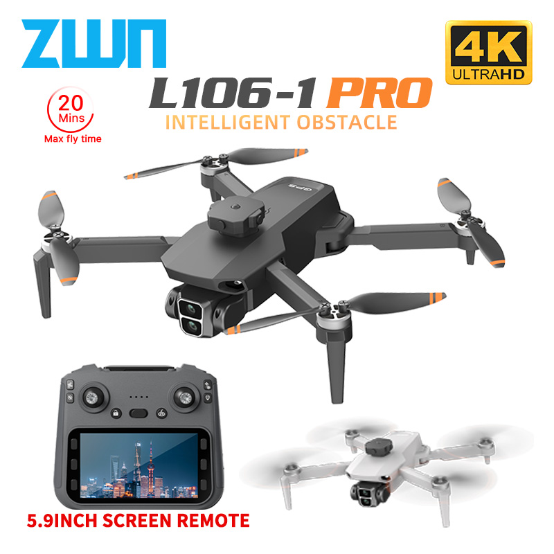 Drone Camera Wide Angle - L106-1PRO GPS 전문가용 드론 4K HD