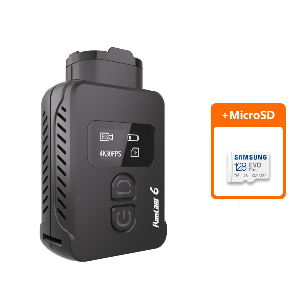런캠 6 4K 128GB SD 카드 30FPS FPV  - Drone Camera Wide Angle 리뷰 및 가격