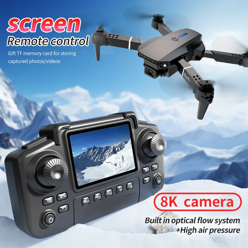 전문가용 E88 PRO 드론, 화면 탑재 8K HD 카 - Drone Camera Mount 리뷰 및 가격