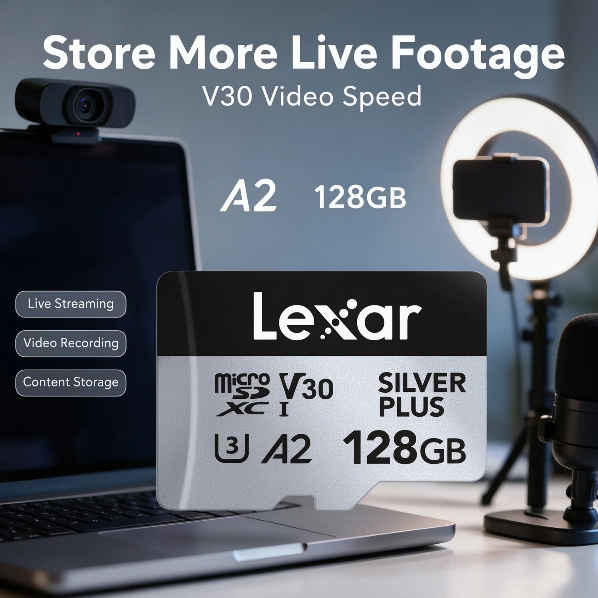 64GB microSD 카드, UHS-I V30, U3 - Drone Camera Waterproof 리뷰 및 가격
